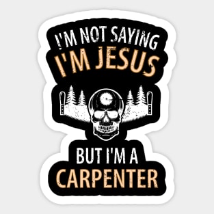 Wood Carpenter Joiner Woodcutter Craftsman Sticker